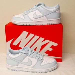 Nike Dunk Low/ 7Y=8.5w /white, Glacier blue/FB9109105